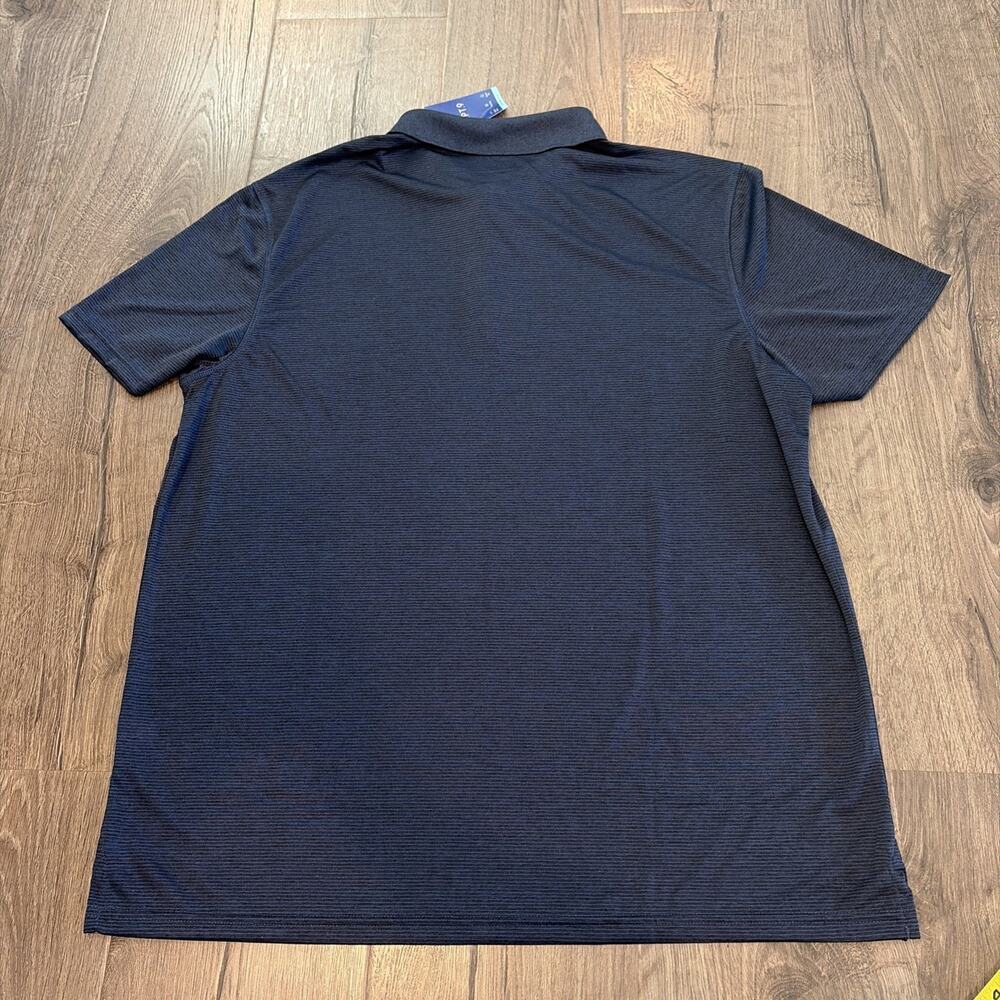 Golf Polo Shirt Mens XL Navy Blue Premier Flex Cotton Interlock Apt 9 - Picture 7 of 7